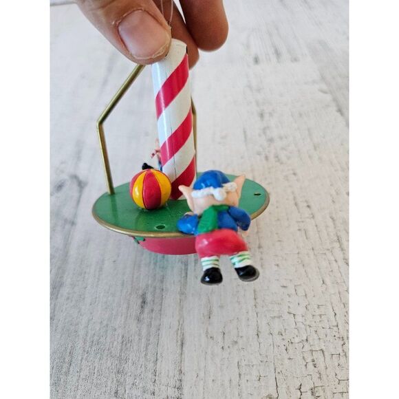 Noma merry go round ornament elf AS IS ornament Xmas tree - Picture 2 of 9